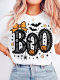 Lace Boo Halloween Tee