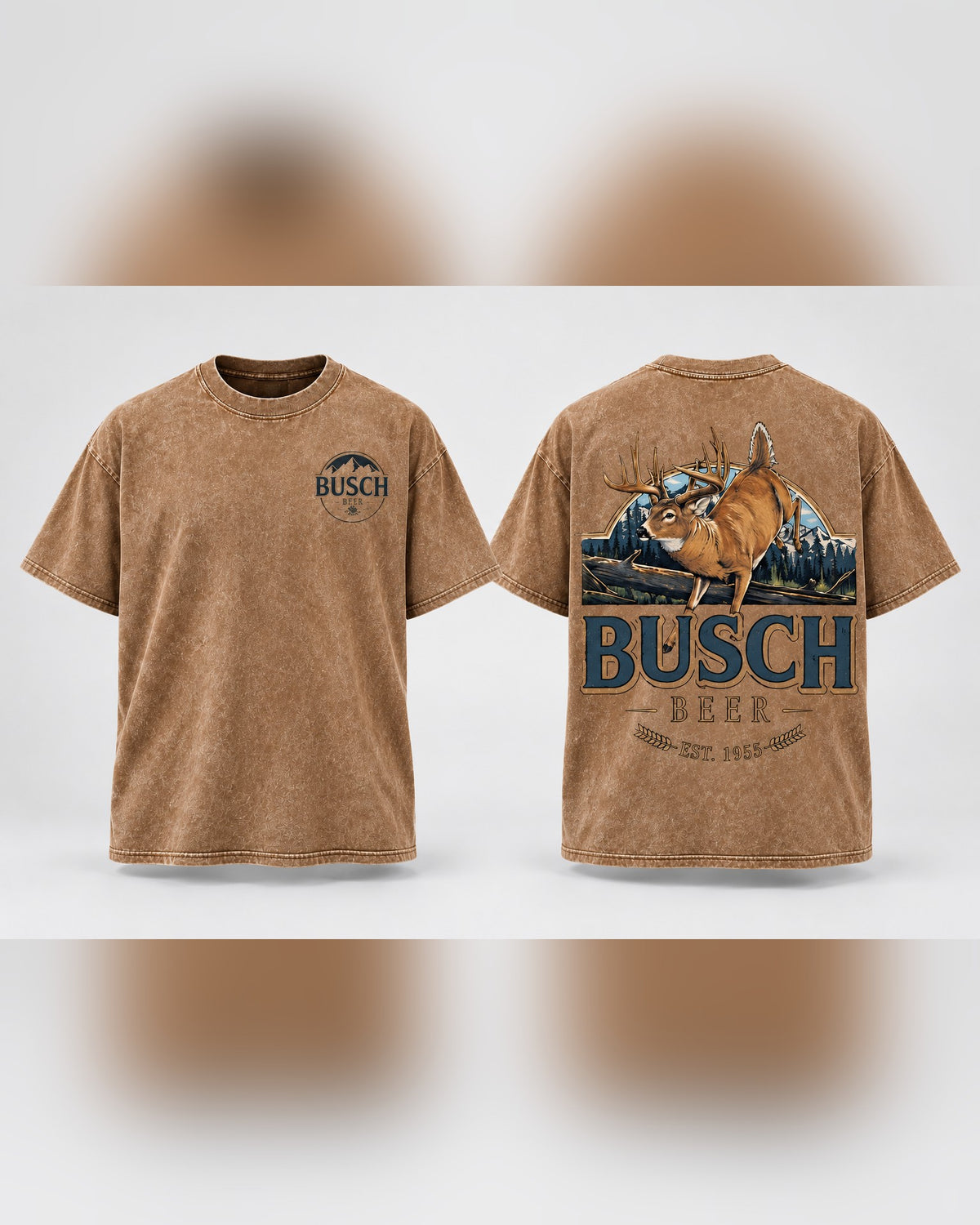 Busch Beer Deer tee