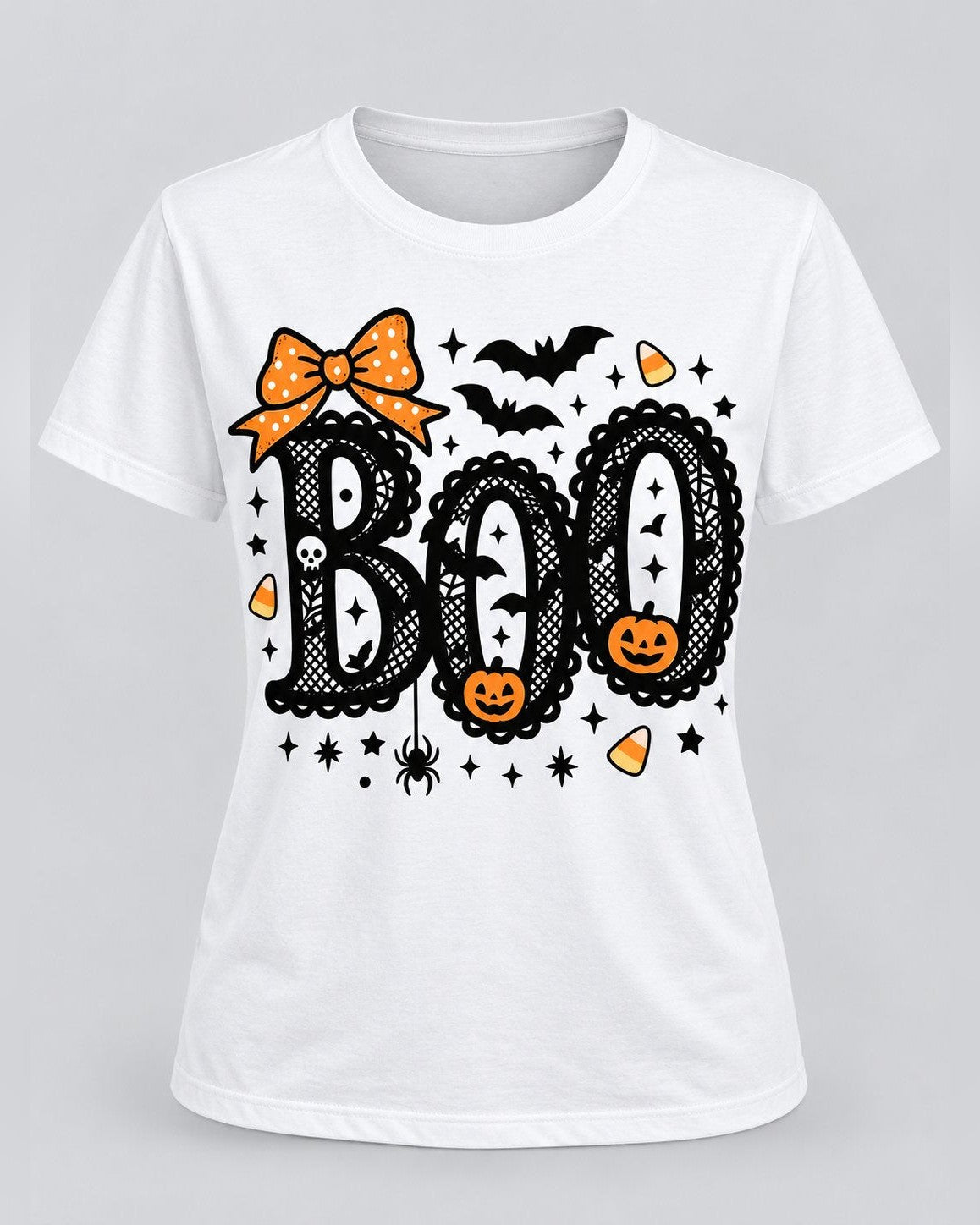 Lace Boo Halloween Tee