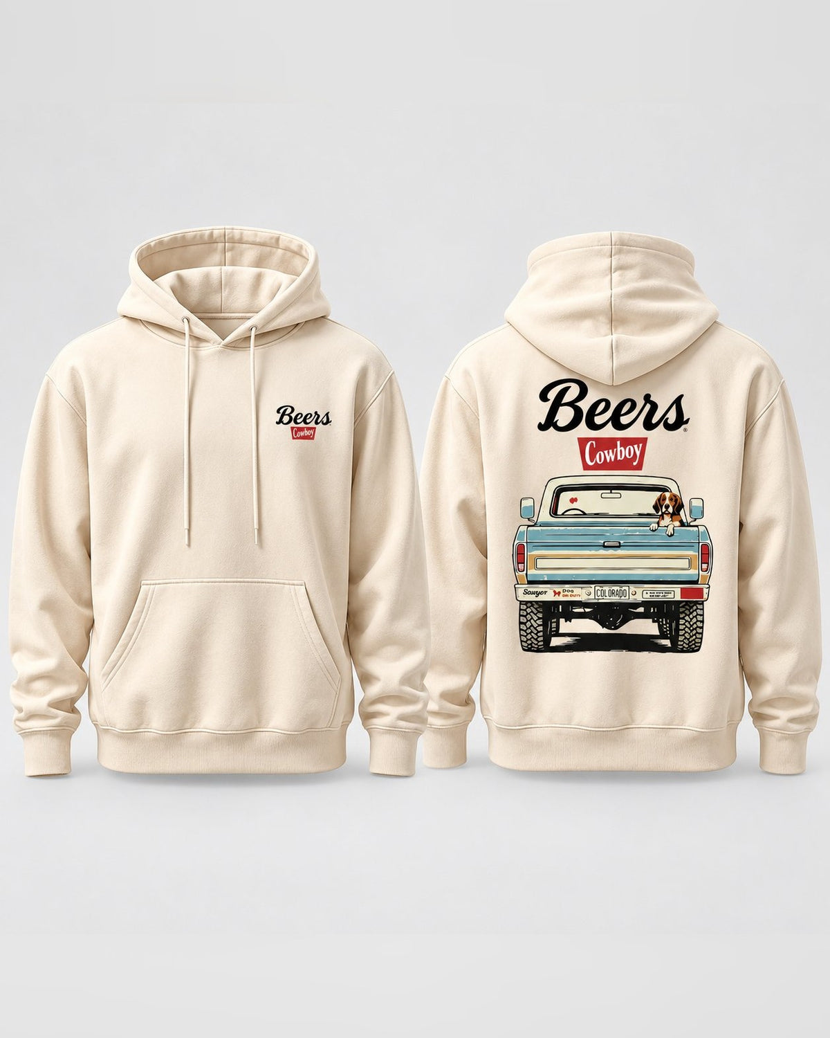 Beers Cowboy Hoodie