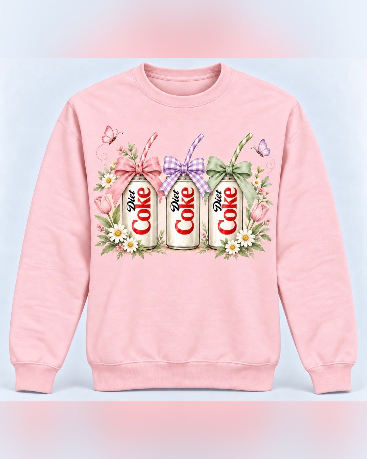 Diet Coke Spring Bows Sweatshirt