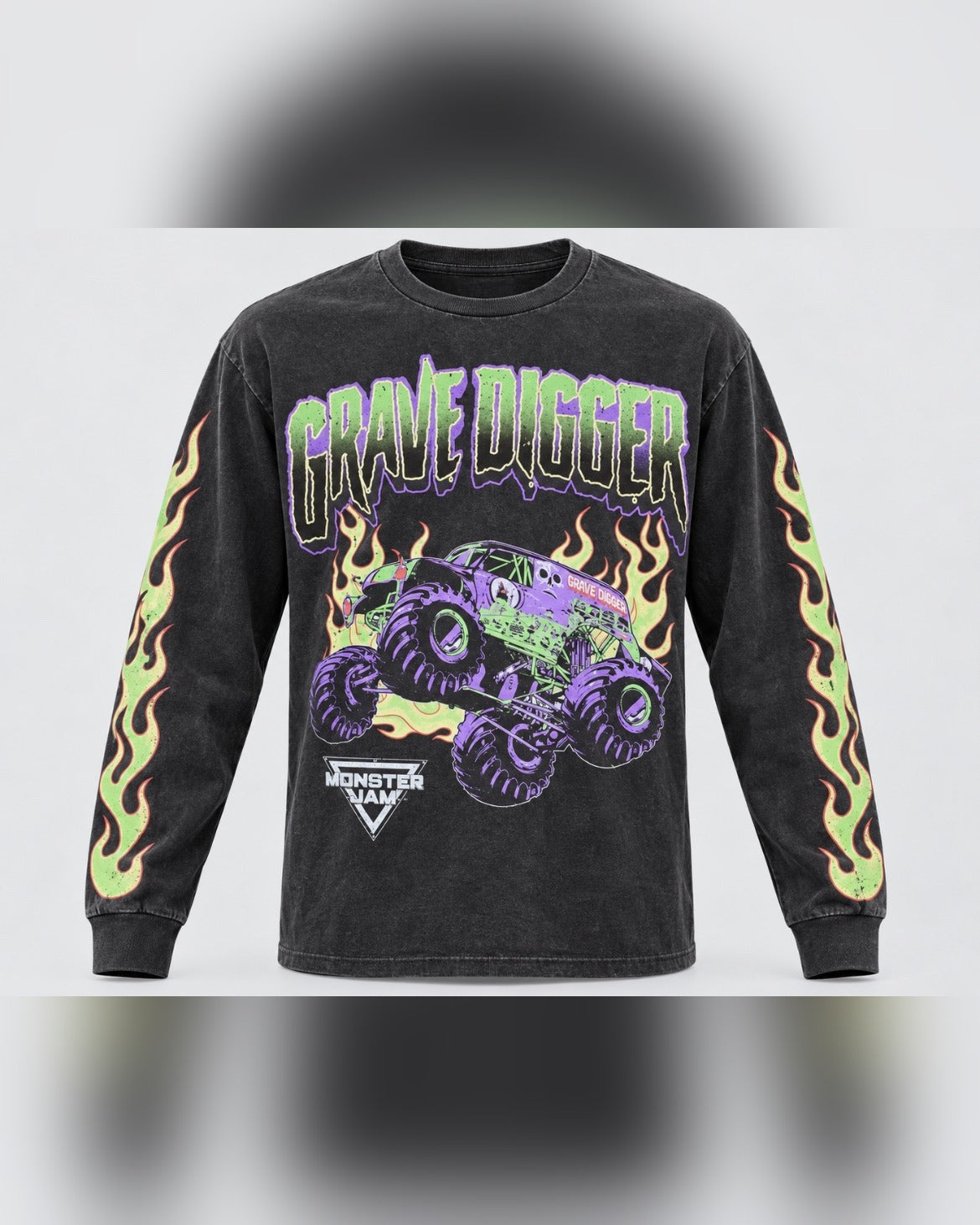 Grave Digger Monster Jam Long Sleeve Shirt