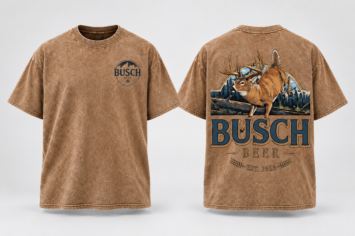 Busch Beer Deer tee