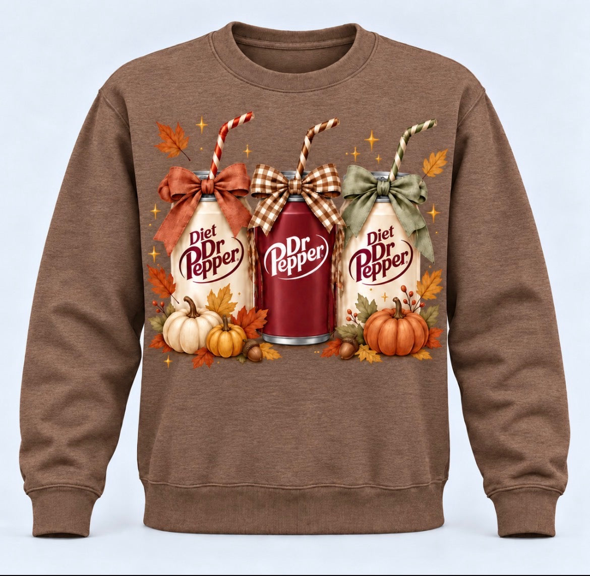 Dr Pepper Fall Bows Sweatshirt