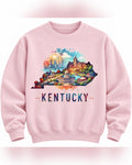 Kentucky Watercolor State Sweatshirt