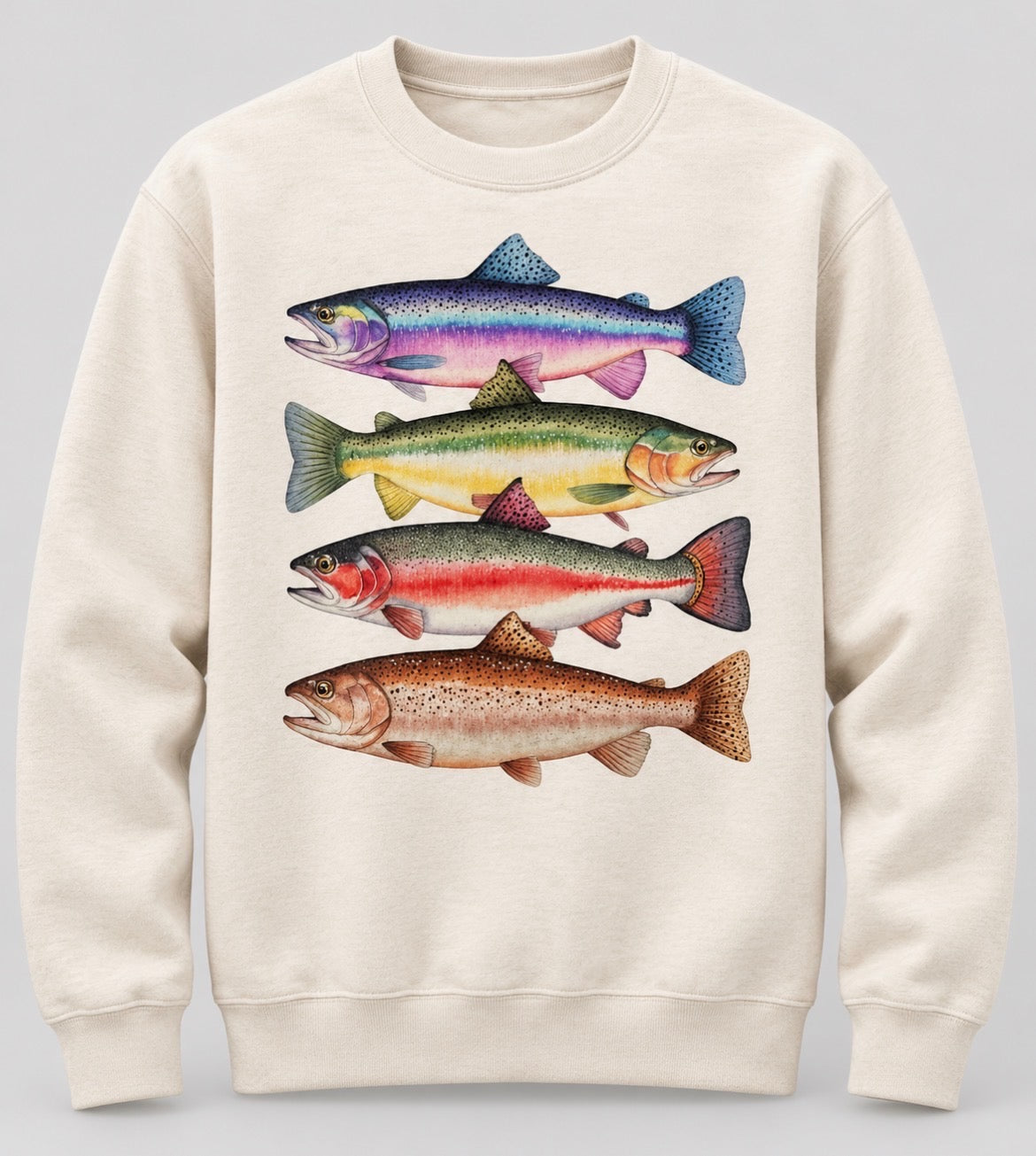 Trout Fishing Sweatshirt