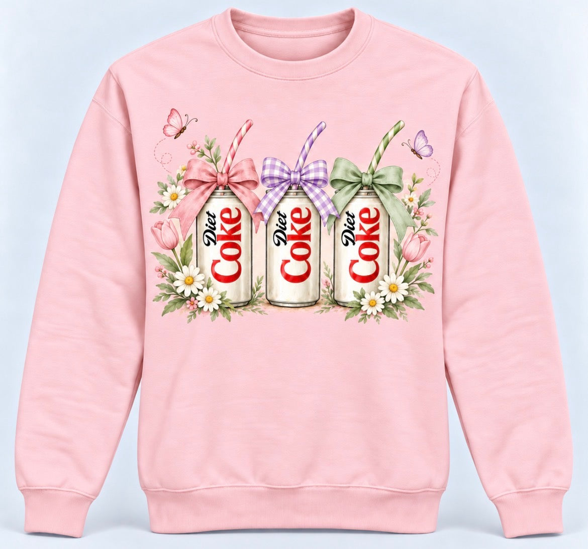 Diet Coke Spring Bows Sweatshirt