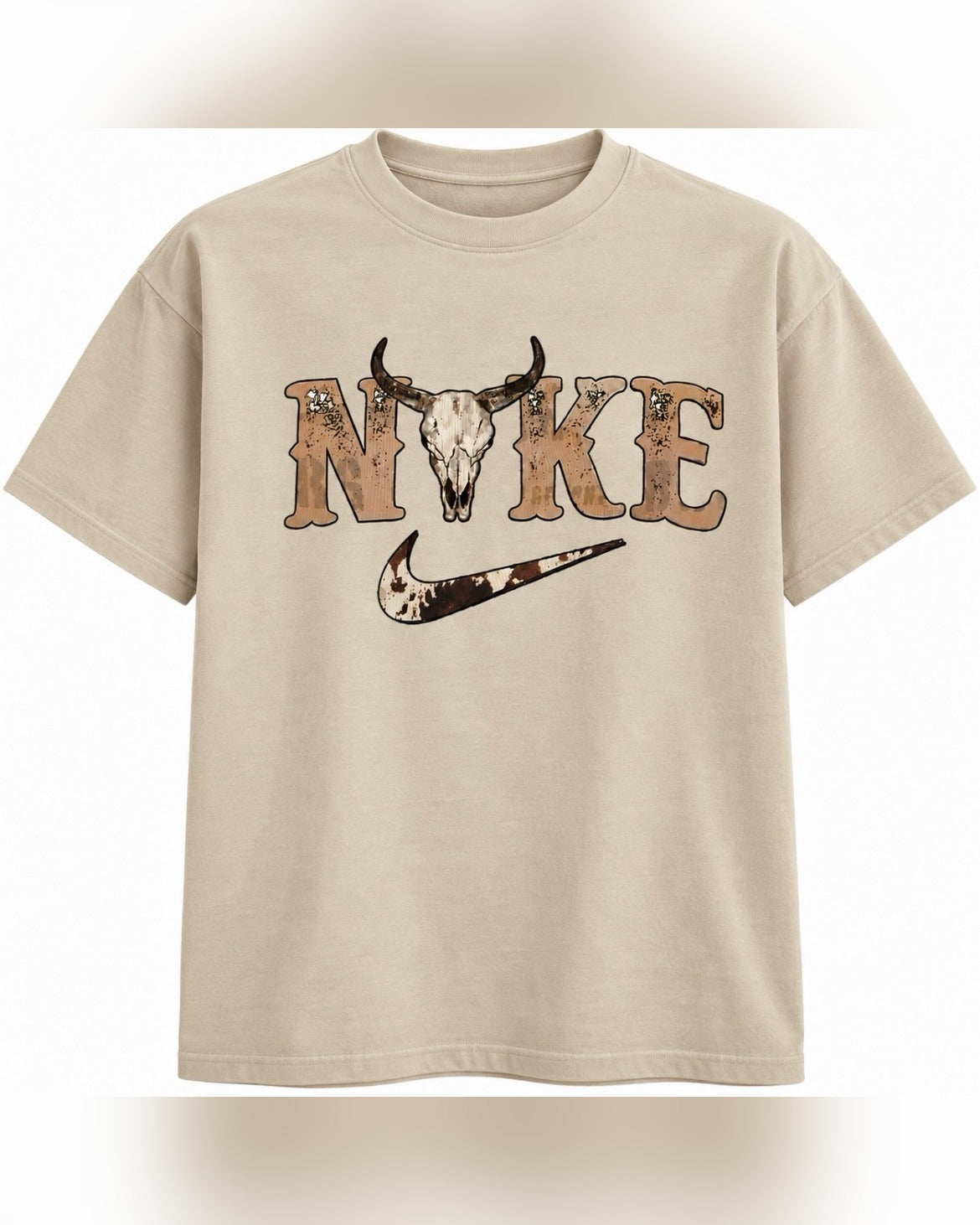 Western Longhorn Skull Nike Tee