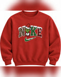 Grinch Style Christmas Nike Sweatshirt