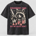 Strawberry Jams Raccoon Tee