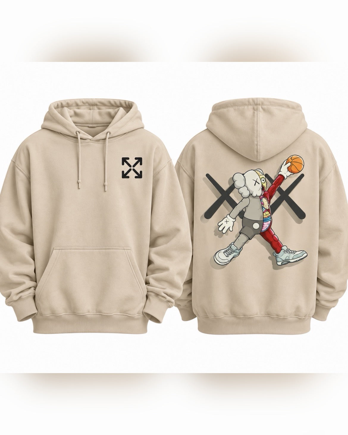 Basketball Character Streetwear Hoodie